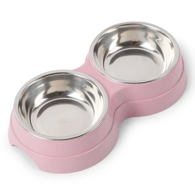 Bowl Dog Food in Pink