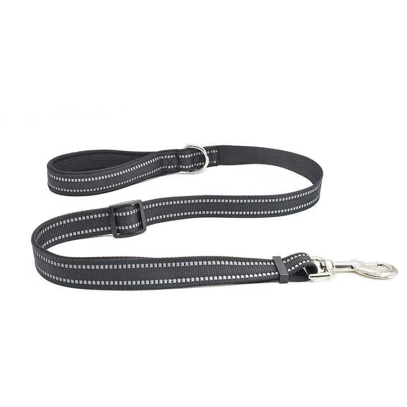 Personalized Dog Harness No Pull in Black Leash