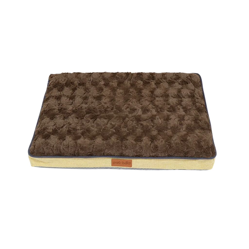 Memory Foam Dog Mat in Brown