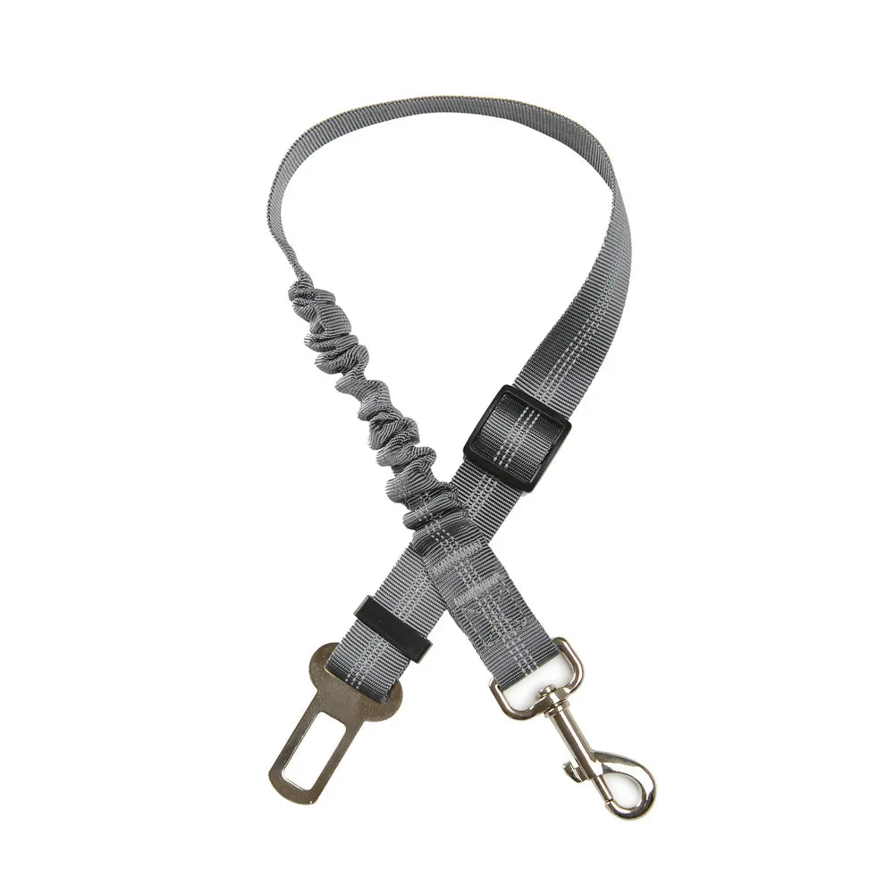 Dog Seat Belt For Car in Grey