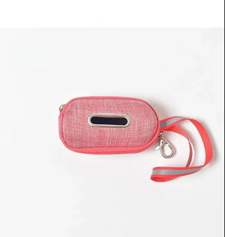 Dispenser For Dog Poop Bags in Pink
