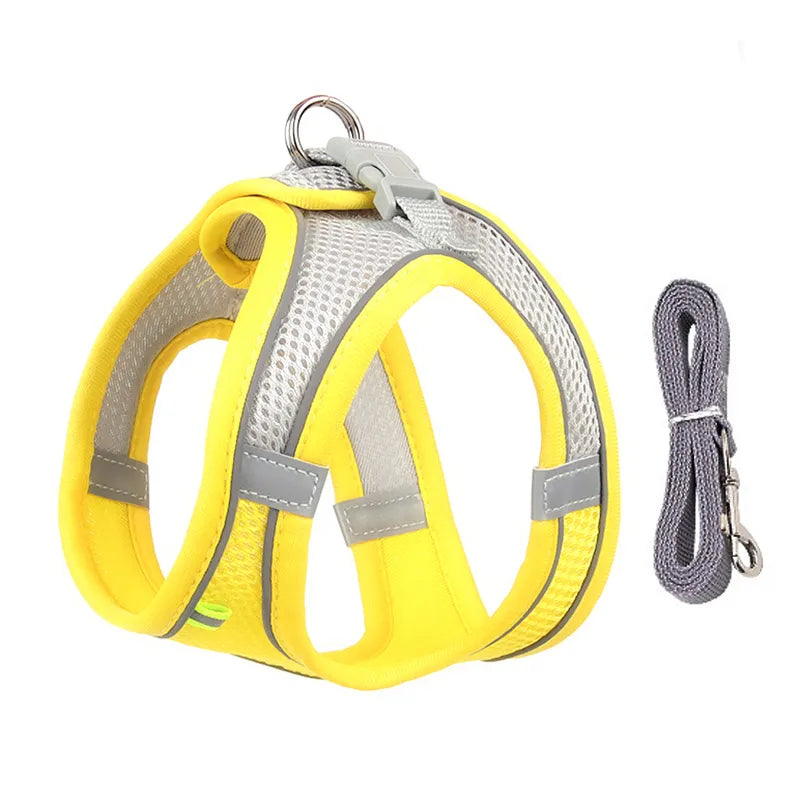 Comfort Harness For Small Dogs in Yellow