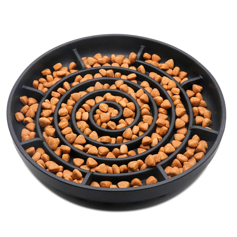 Slow Feeder For Dog in Black