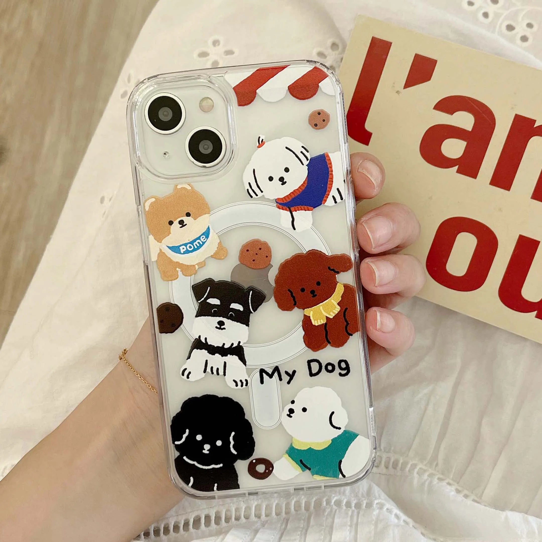Magnetic Phone Cases Dog