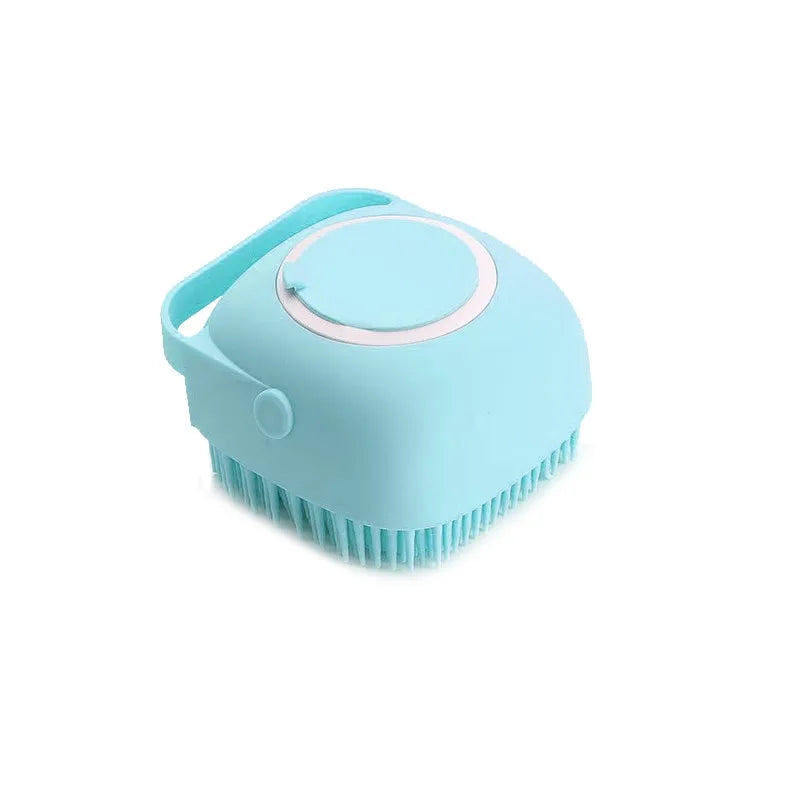 Dog Bath Brush in Green