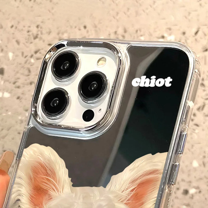 Dog Mirror Phone Case For iPhone