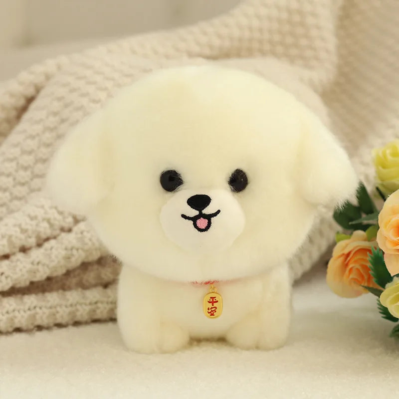 Realistic Stuffed Dogs in Bichon Frise