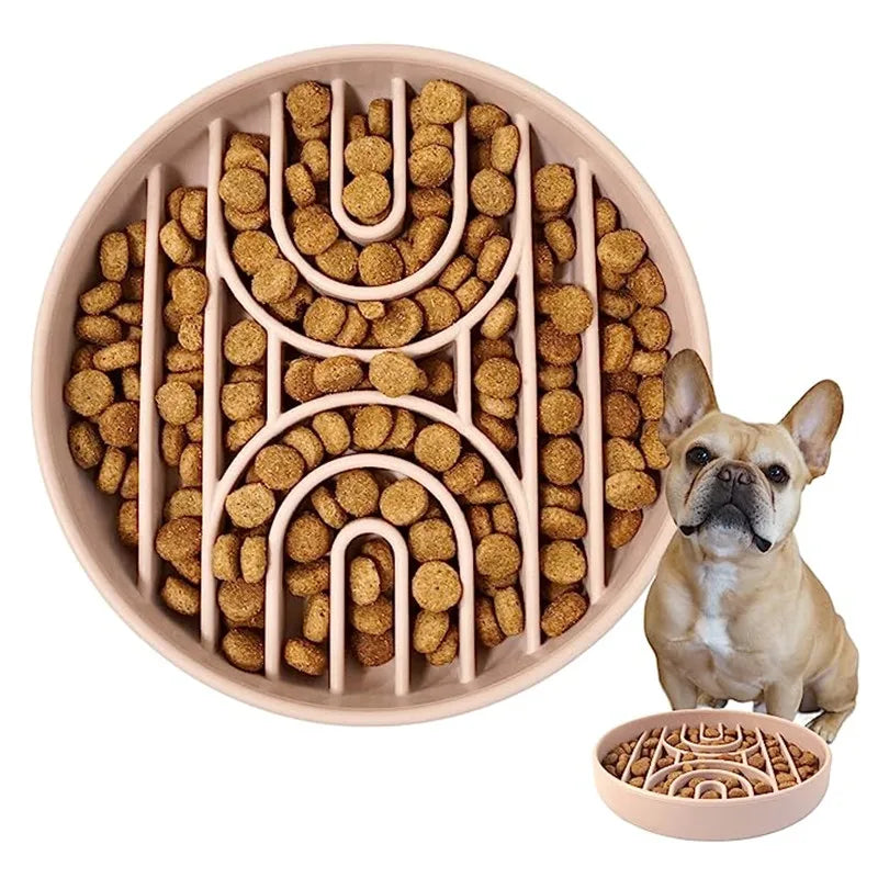 Slow Feeder For Dog in Beige