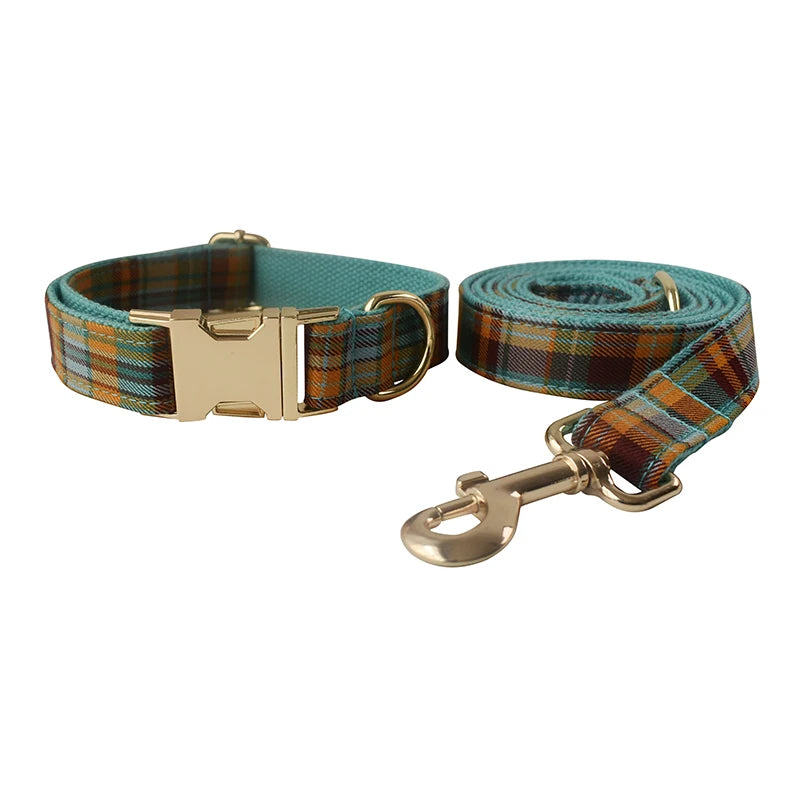 Grid Design Dog Collar in Collar & Leash