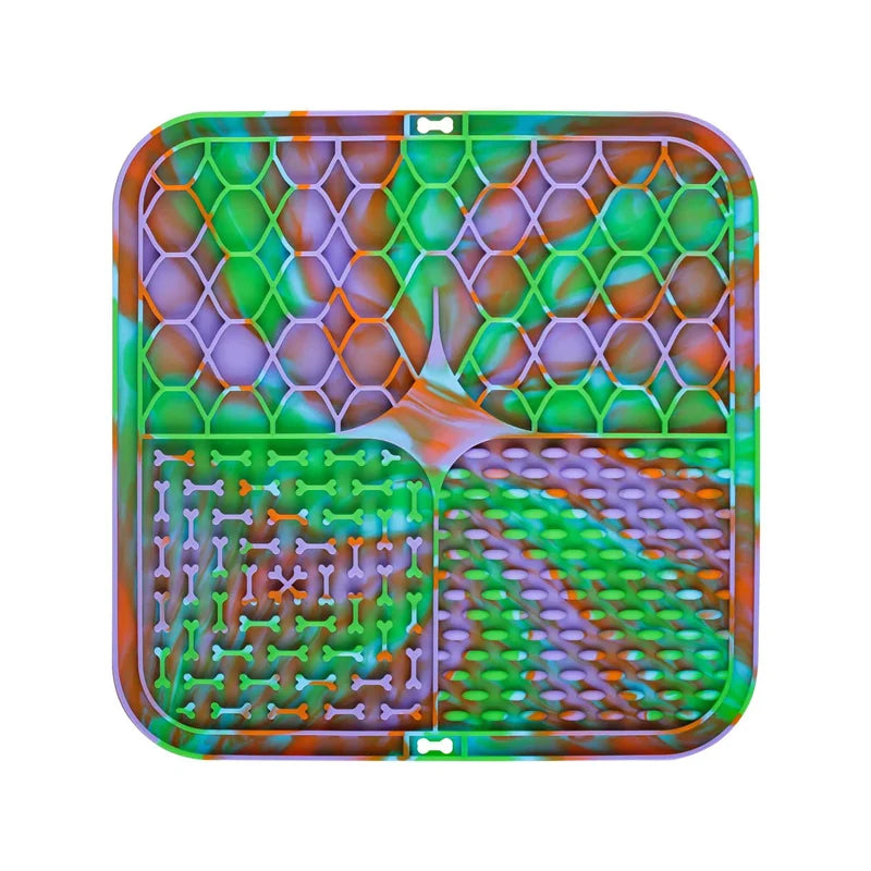 Lick Mat Dog in Multi Color