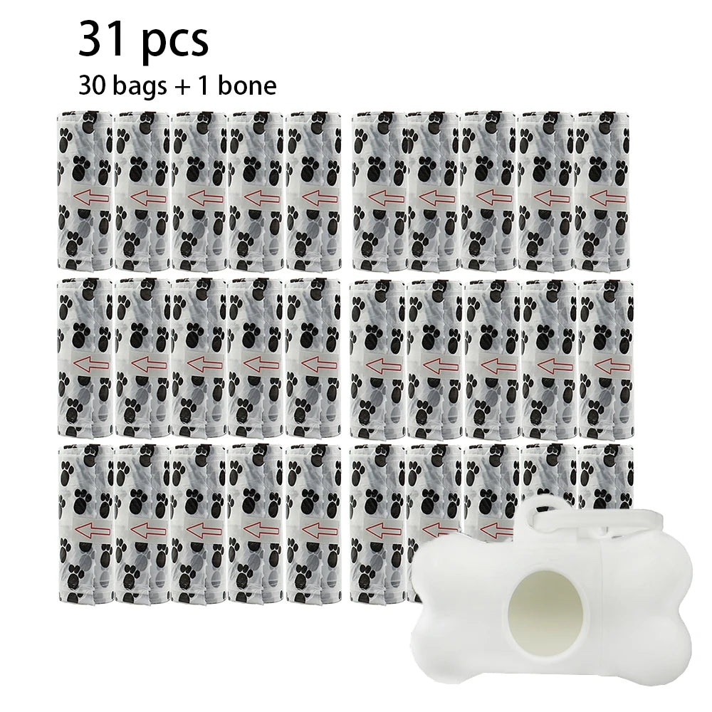 Poop Bags Dogs in White