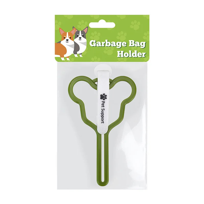 Dog Poop Bag Holder in Dark Green