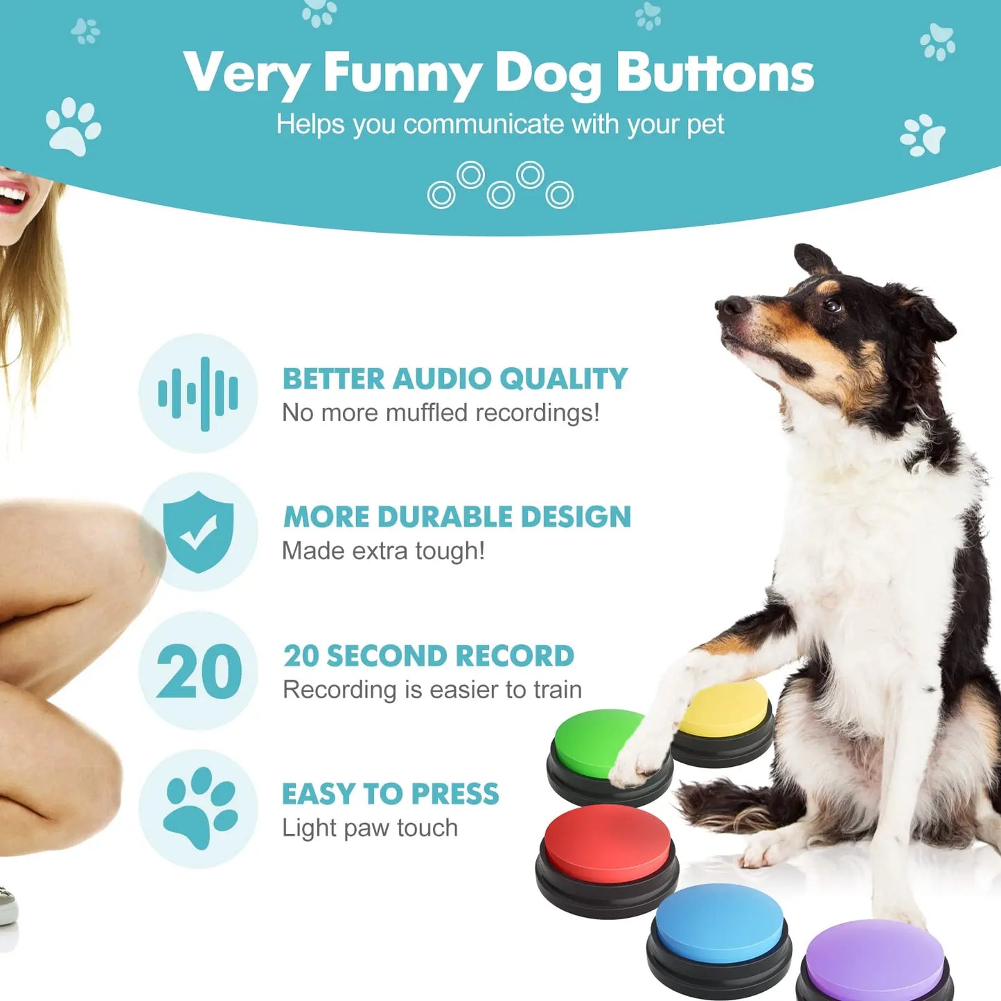 Talking Buttons For Dogs