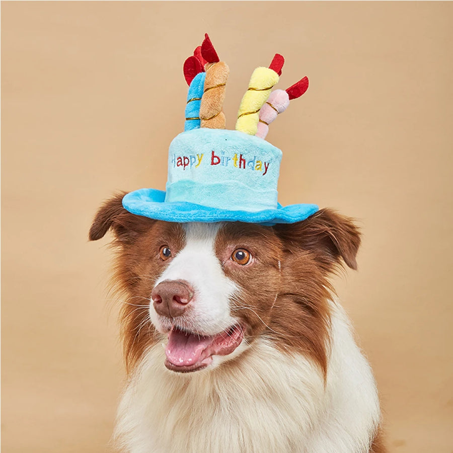 Plush Toys: Our Dog Birthday Hat is made of high-quality fleece material, ensuring maximum comfort and durability for your beloved pet.