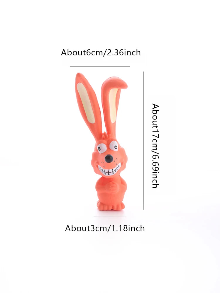 Dog Latex Chew Toy in Orange