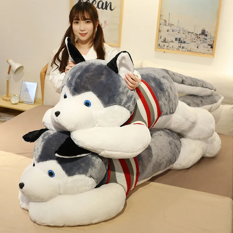 Large Husky Plush Toy