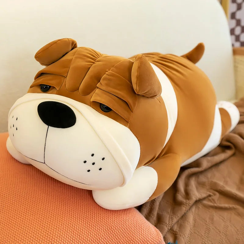 Shar Pei Plush Toy in Brown Color