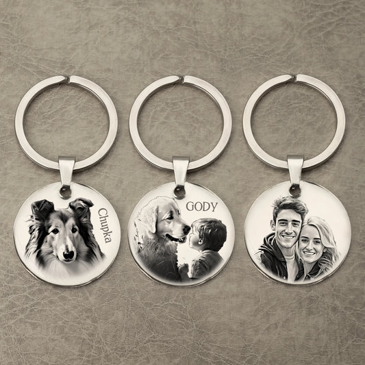 Personalized Dog Keychain