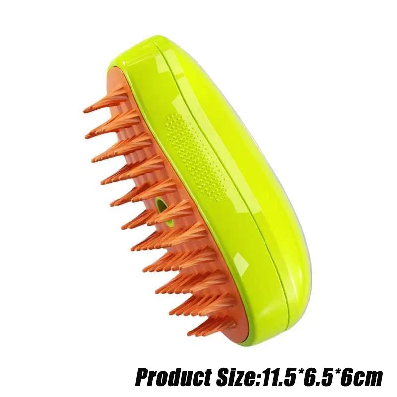 Steamy Dog Brush in Green