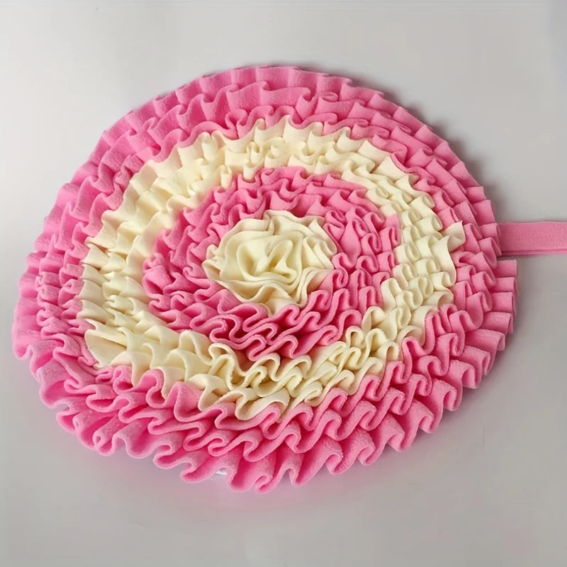 Snuffle Mats For Small Dogs in Pink & White