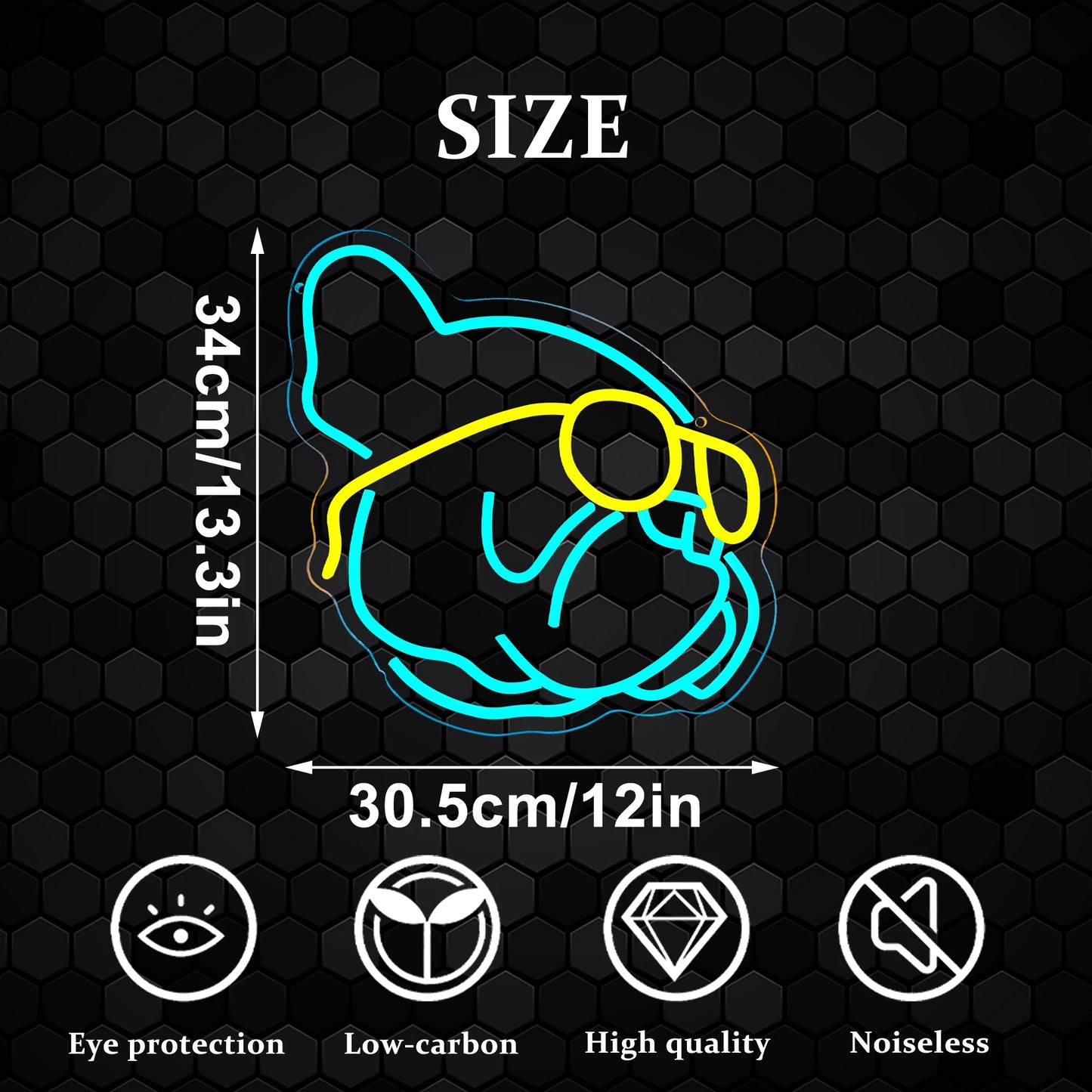 French Bulldog LED Neon Light