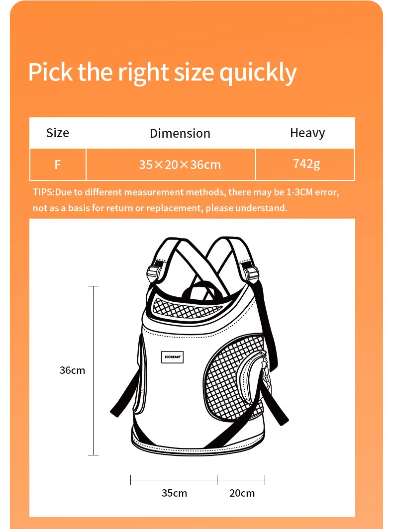 Small Dog Backpack Carrier