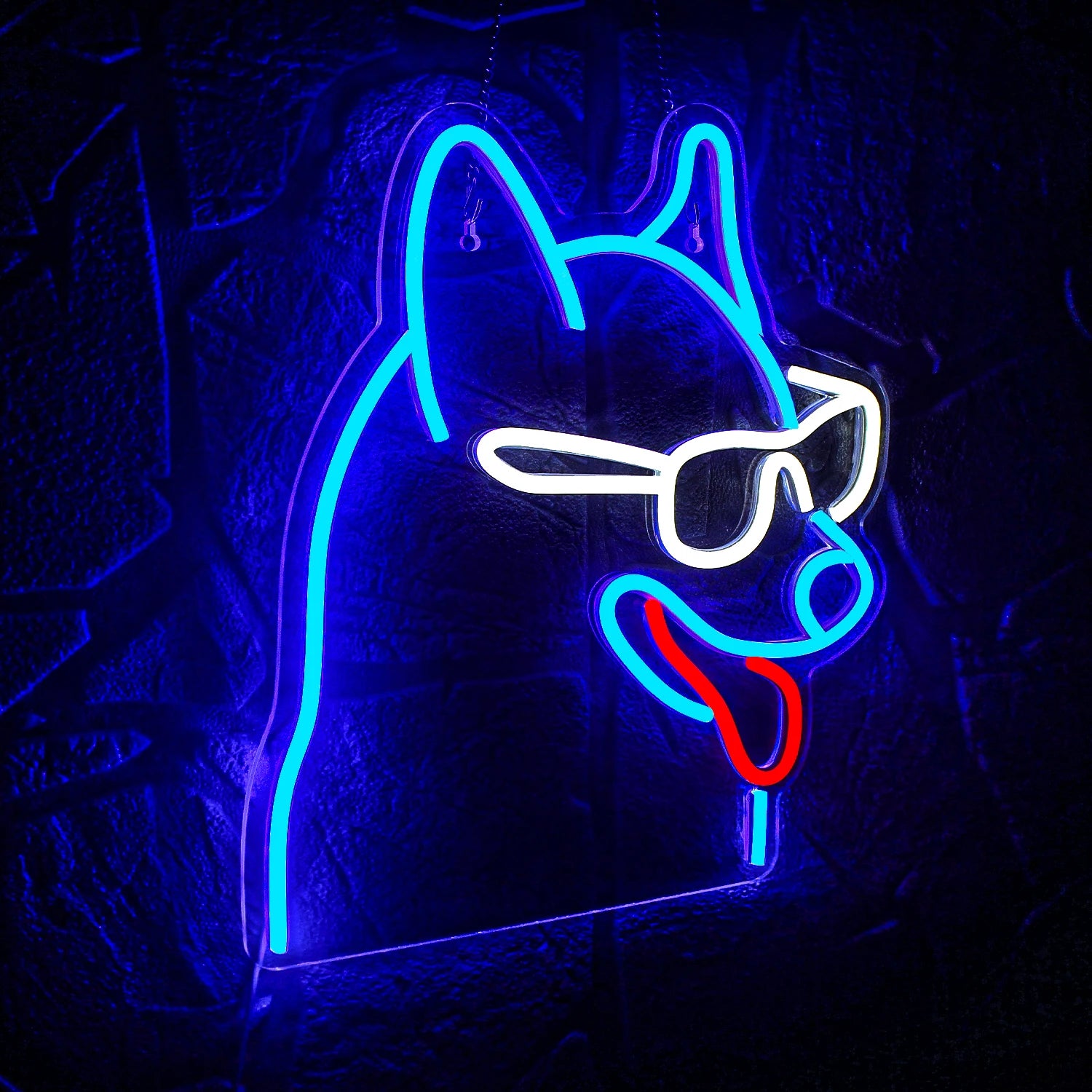 Neon Dog Sign