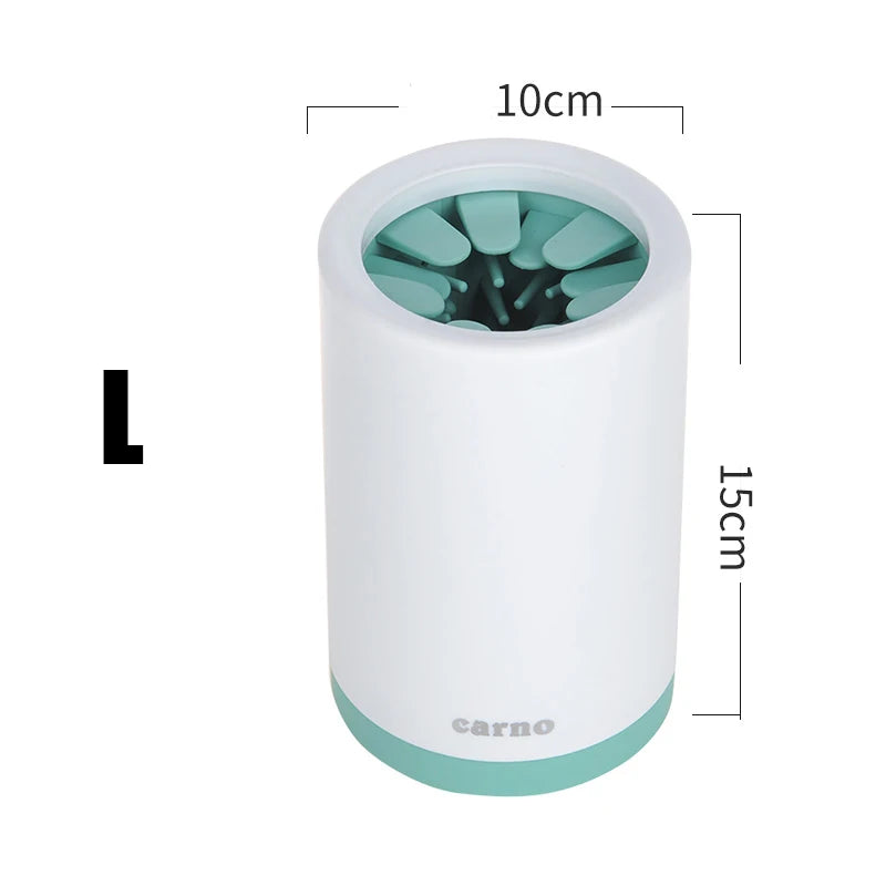 Dog Paw Cleaning Station in Green large