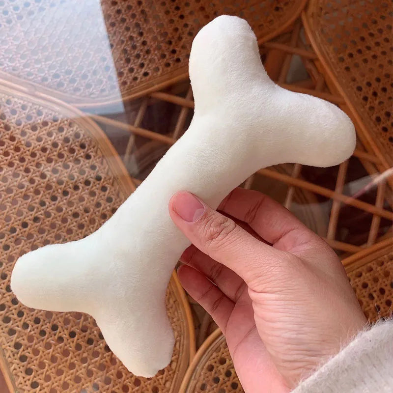 Plush Dog Bone Toy