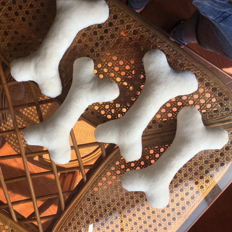 Plush Dog Bone Toy
