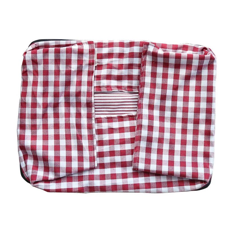 Indoor Dog Bed in Red Bed cover