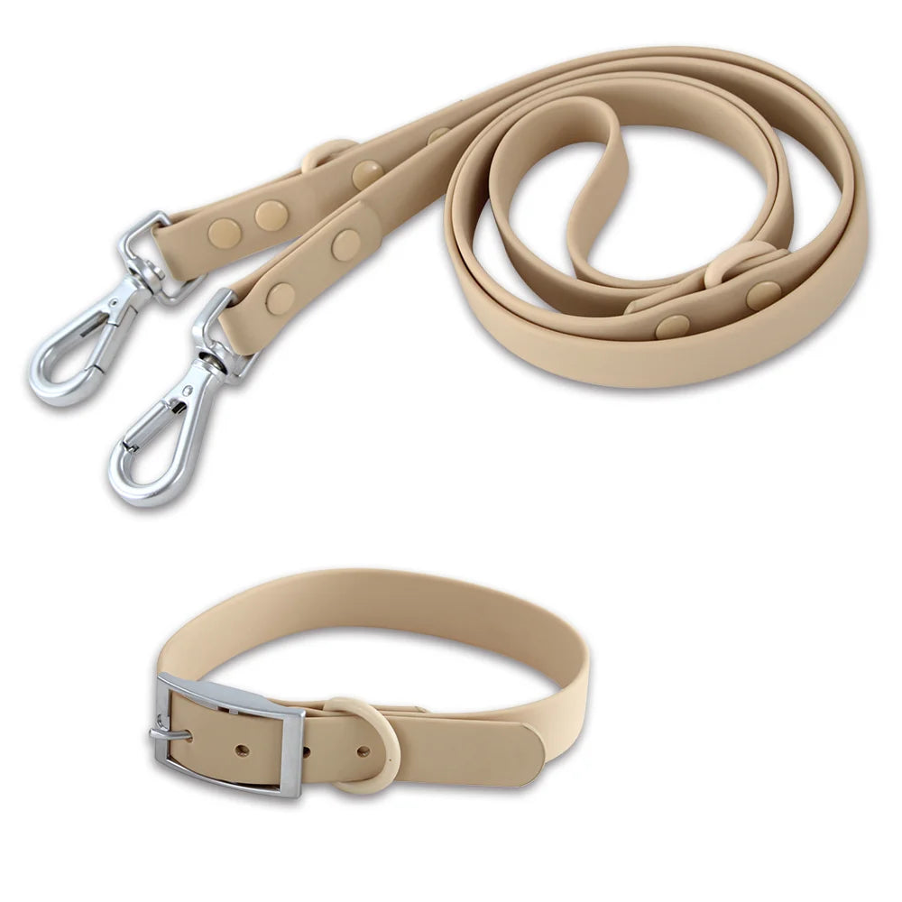 Double Harness For Dogs in Leash & Collar Coffee