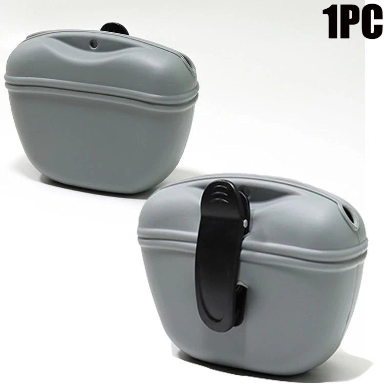 Dog Training Treat Bags in Gray