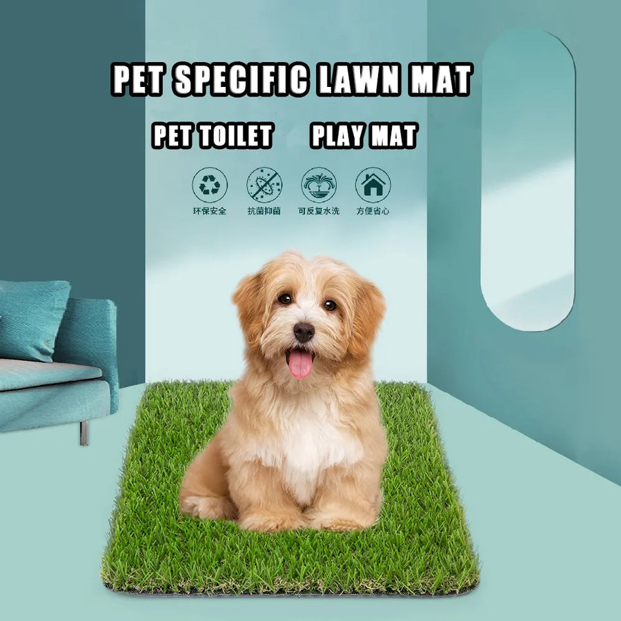 Super Realistic: Our dog artificial grass pad features a realistic grass appearance and natural grass color. The thick and soft texture makes it comfortable for your pet to walk on or rest. Its lifelike design will enhance the overall aesthetic appeal of your garden or backyard.