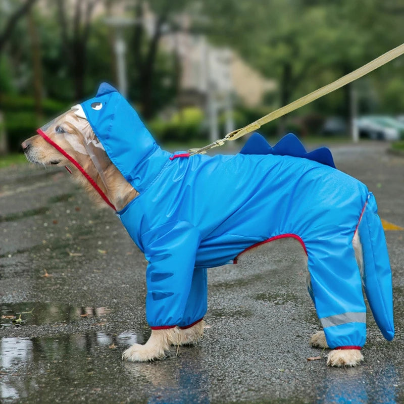 Dinosaur Dog Raincoat