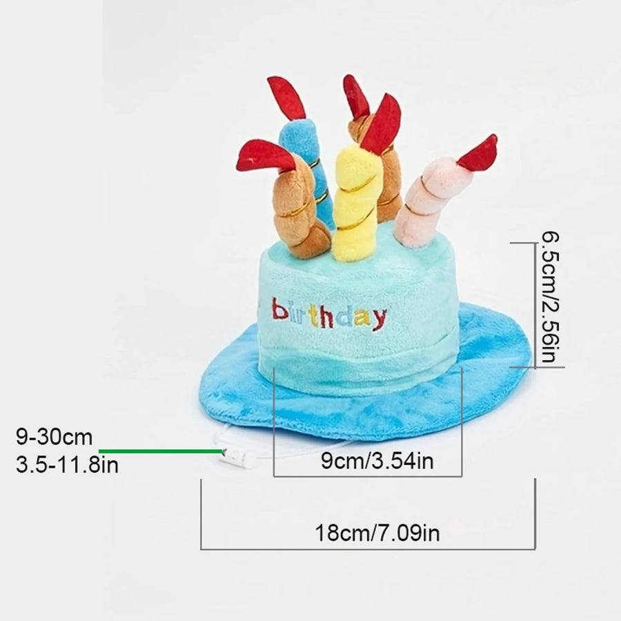 Celebrate in Style: With its adorable design and vibrant colors, our Dog Birthday Hat adds a touch of fun and excitement to any party or celebration.