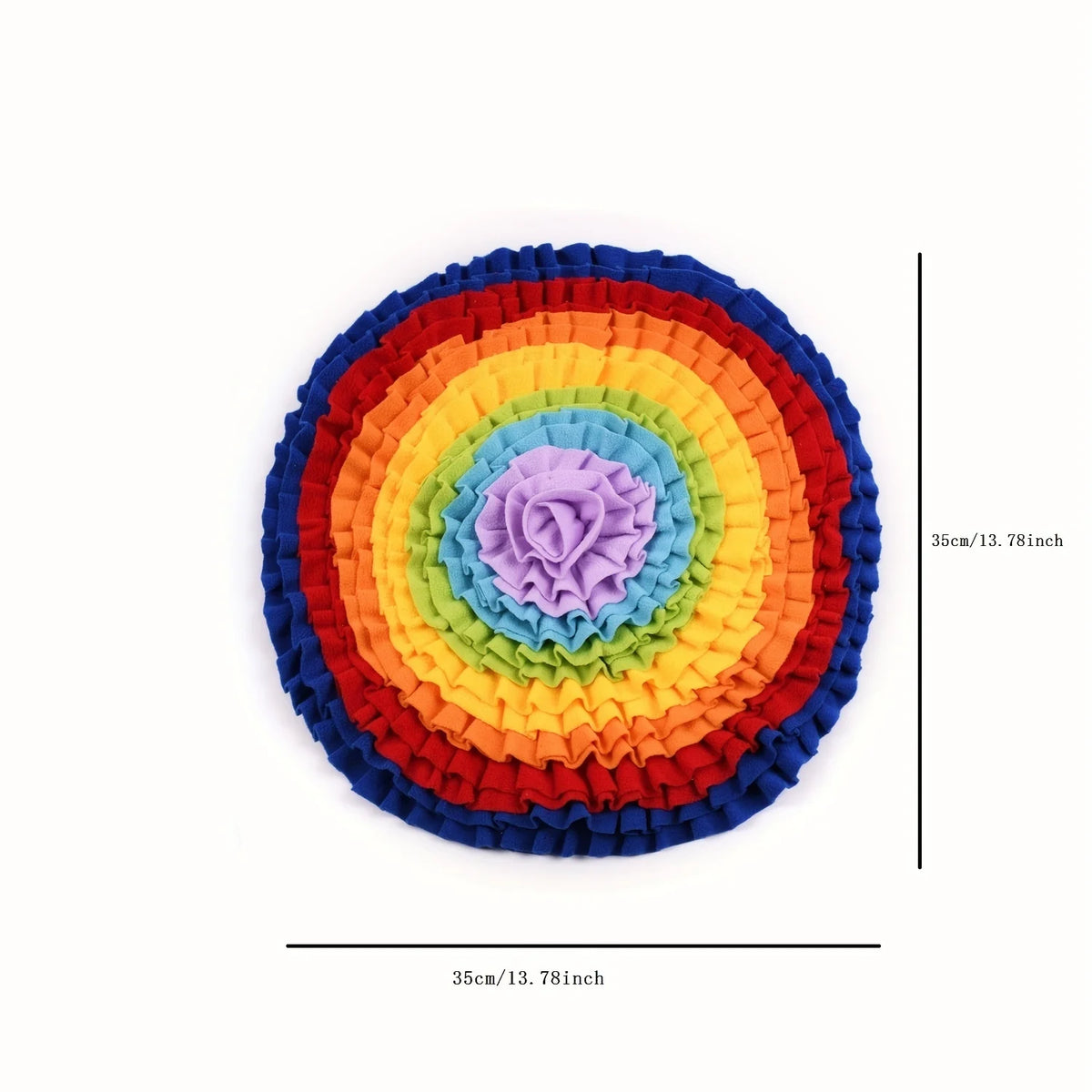 Snuffle Mats For Small Dogs in Red & Yellow