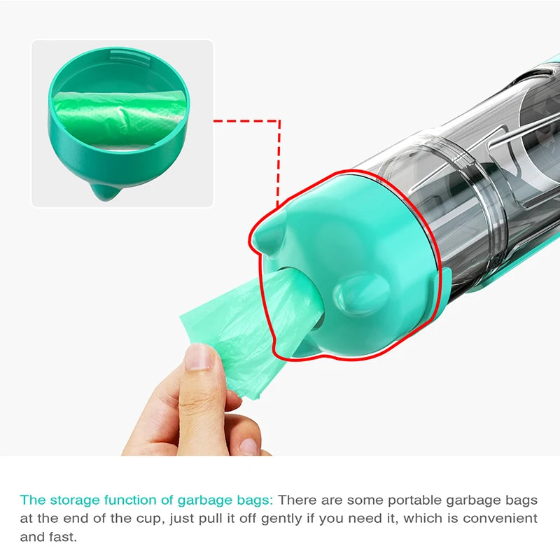 3 In 1 Dog Water Bottle
