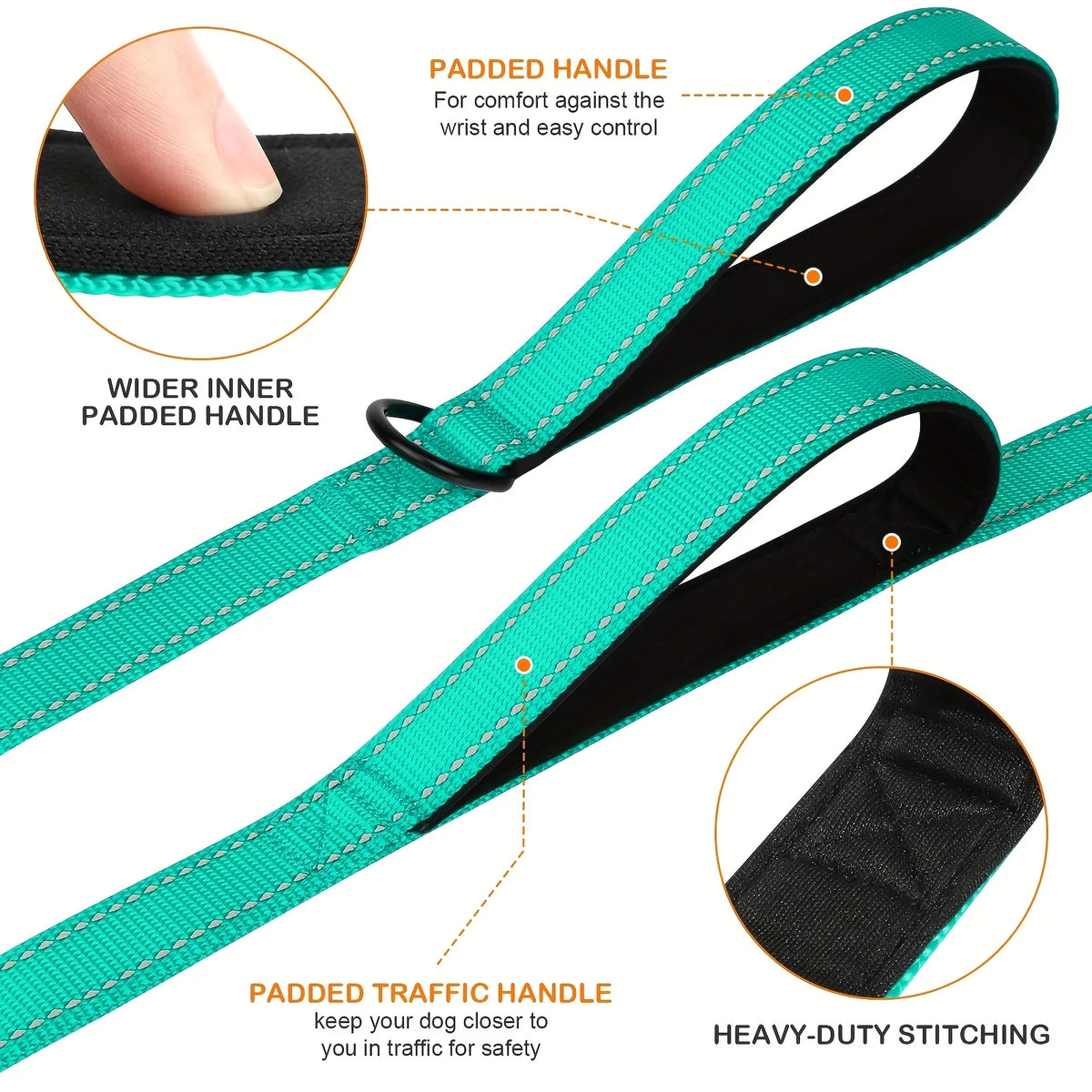 Double Handle Dog Leash, photo 5