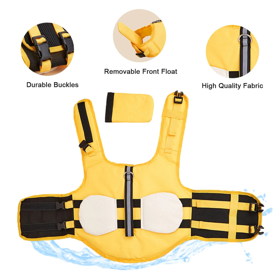 Convenient rescue handle for quick assistance