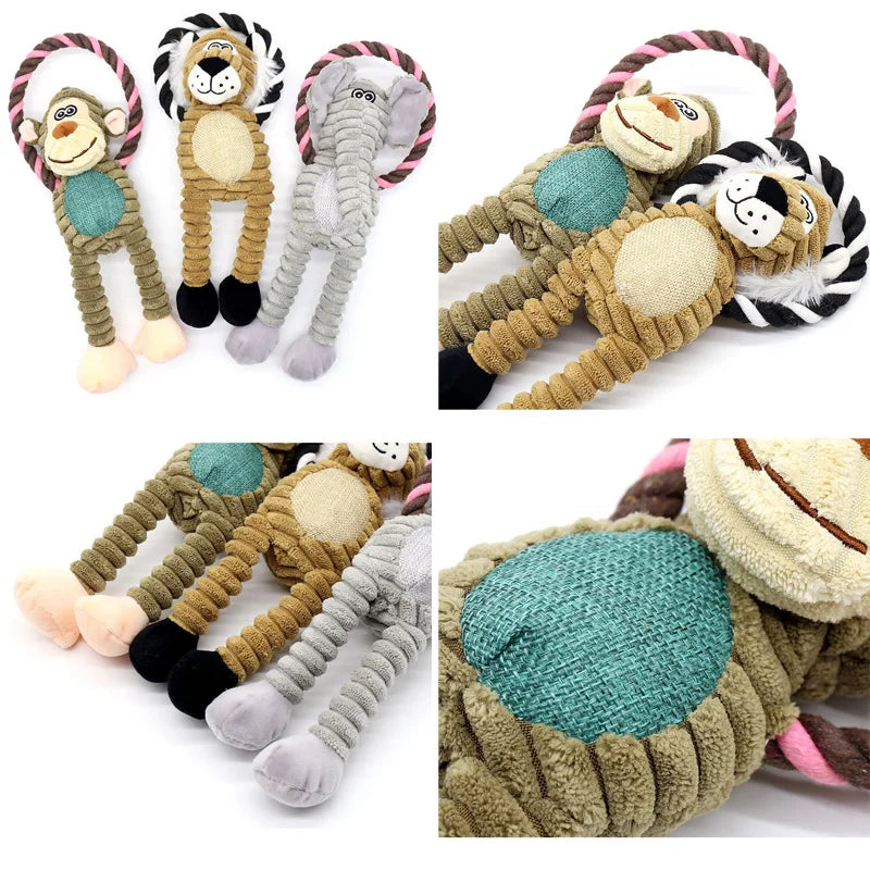 Dog Plush Toys Squeaky