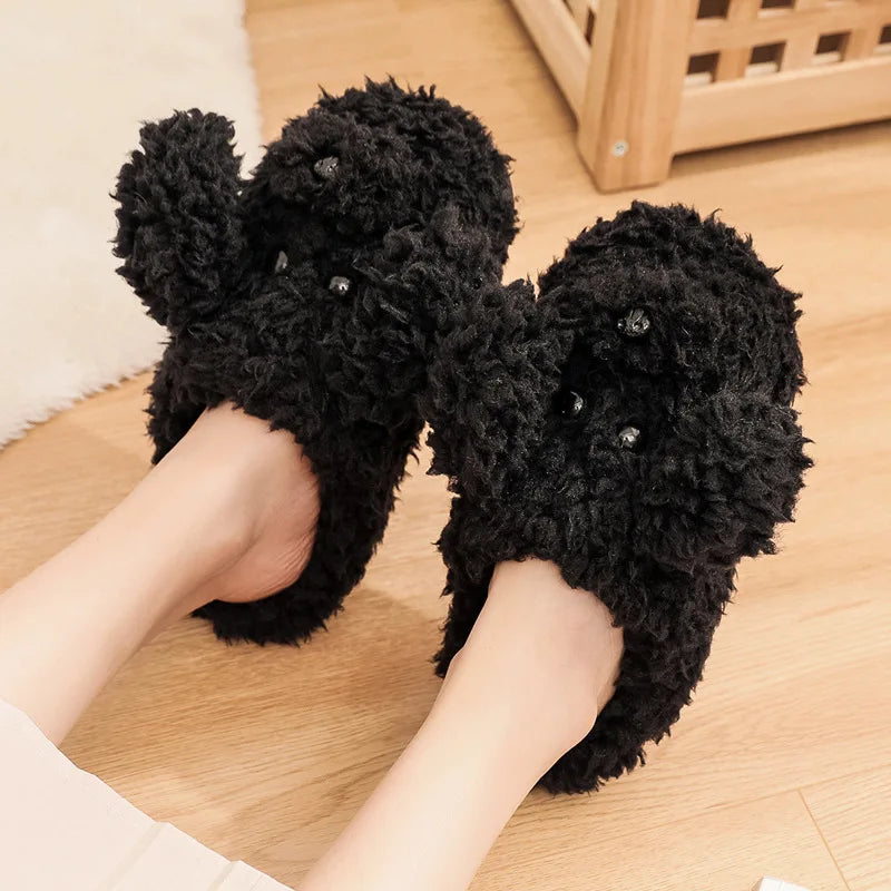 Black Dog slippers