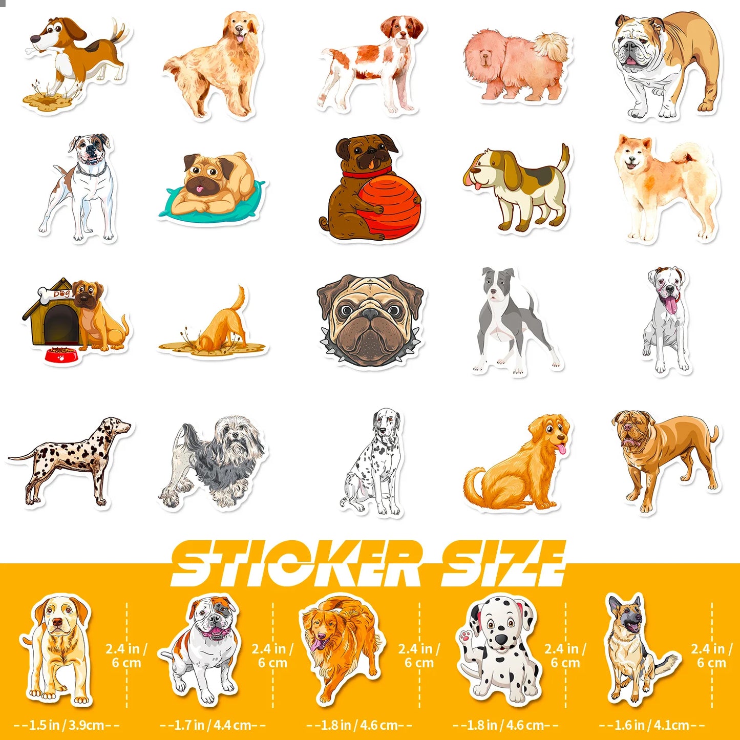Cartoon Dog Sticker