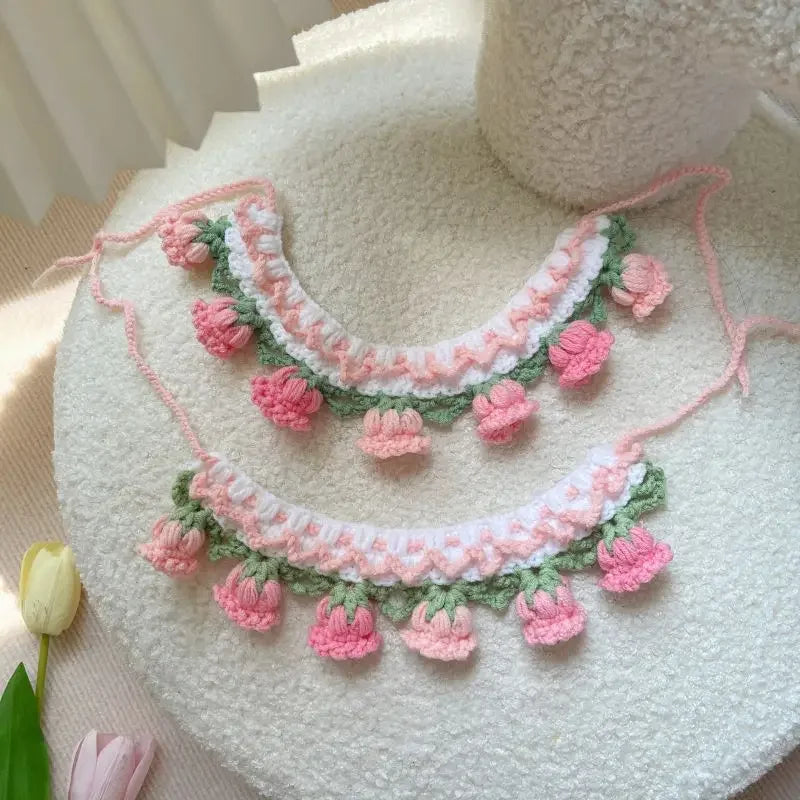 Knitted Dog Collar