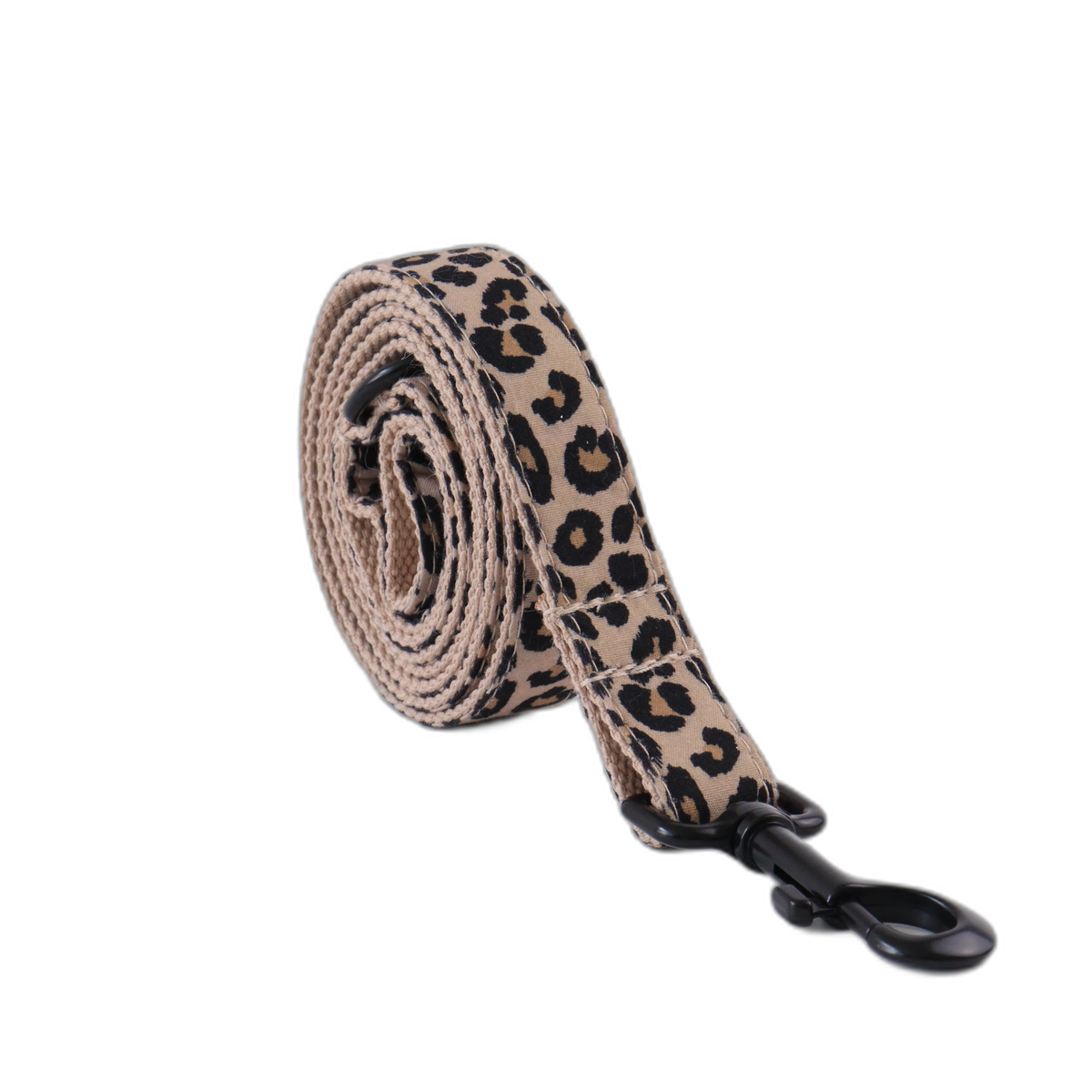 Leopard Dog Collar in Leash Leopard