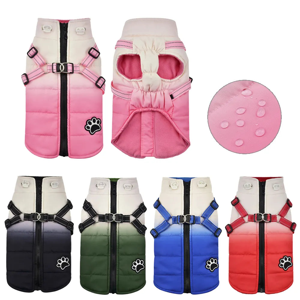 Waterproof Dog Jacket With Harness, photo 2