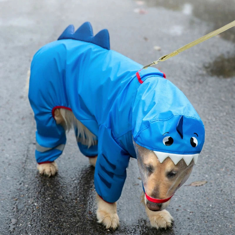 Dinosaur Dog Raincoat