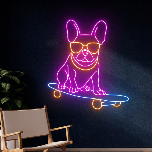 French Bulldog LED Neon Sign