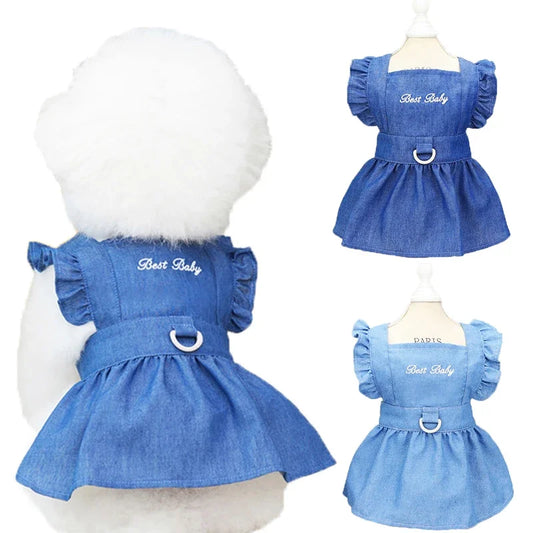 Blue Dog Dress