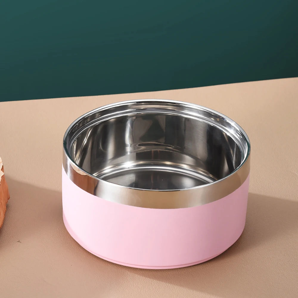 Personalized Dog Bowl in Pink